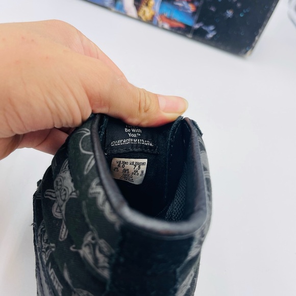 VANS LIMITED EDITION BLACK ON BLACK Sk8-HI STAR WARS DARKSIDE HIGH TOP SNEAKERS - Picture 10 of 12
